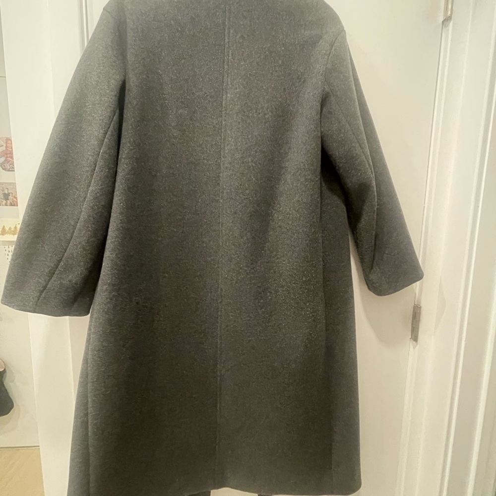 Zara oversize gray coat